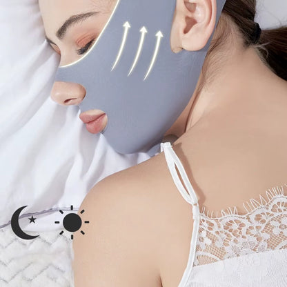 Adjustable Face Sculpting Sleep Mask Breathable Elastic V Line Shaping Mask Slimming Strap Skin Care Lifting Tightening Mask