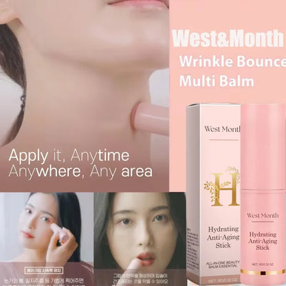 Baume multi-rebond pour l'élimination instantanée des rides, collagène, Anti-âge, peau ferme, estompe les ridules, crème de soin hydratante éclaircissante et terne