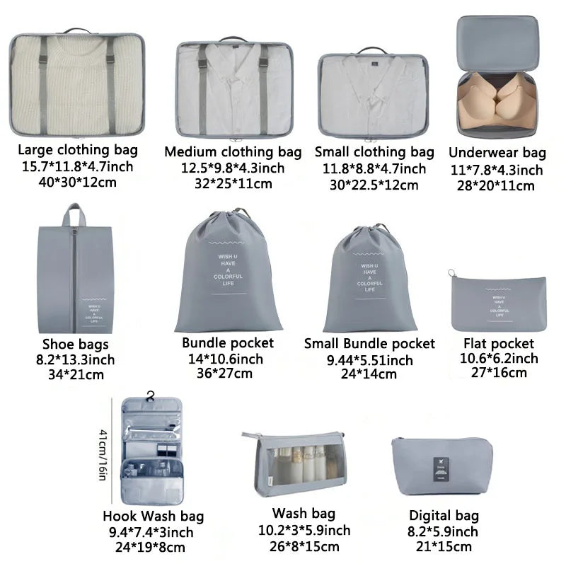 Sacs rangement de voyage