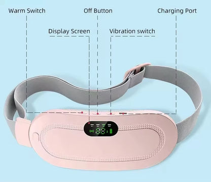 Modern Heating Pad Menstrual Cramps Period Pain Relief High Quality LED Display Reusable Beauty Personal Care